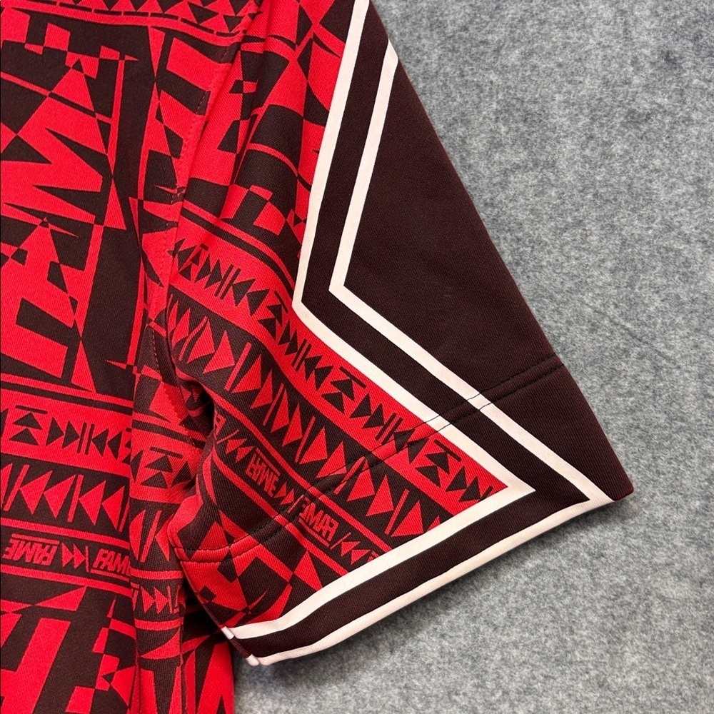 Ball Of Fame 2nd Sucks Fame Red Black White Maroon Jersey Shirt M — image 3 of 8